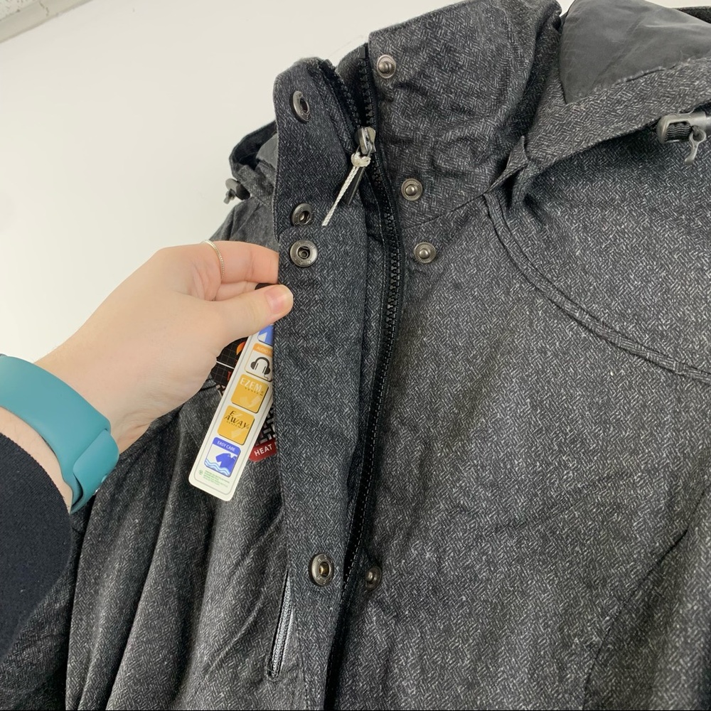 NWT North End Sport Belted Winter Jacket in Grey - Picture 6 of 10